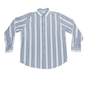 Banana Republic Striped Button Up Dress Shirt